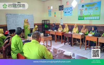 Dua Guru MTs Darun Najah Hadiri Pertemuan MGMP IPS Korwil V di MTs Walisongo Tekung