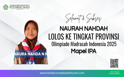 Lolos OMI Tingkat Kabupaten, Siswi MTs Darun Najah Melaju ke Tingkat Provinsi